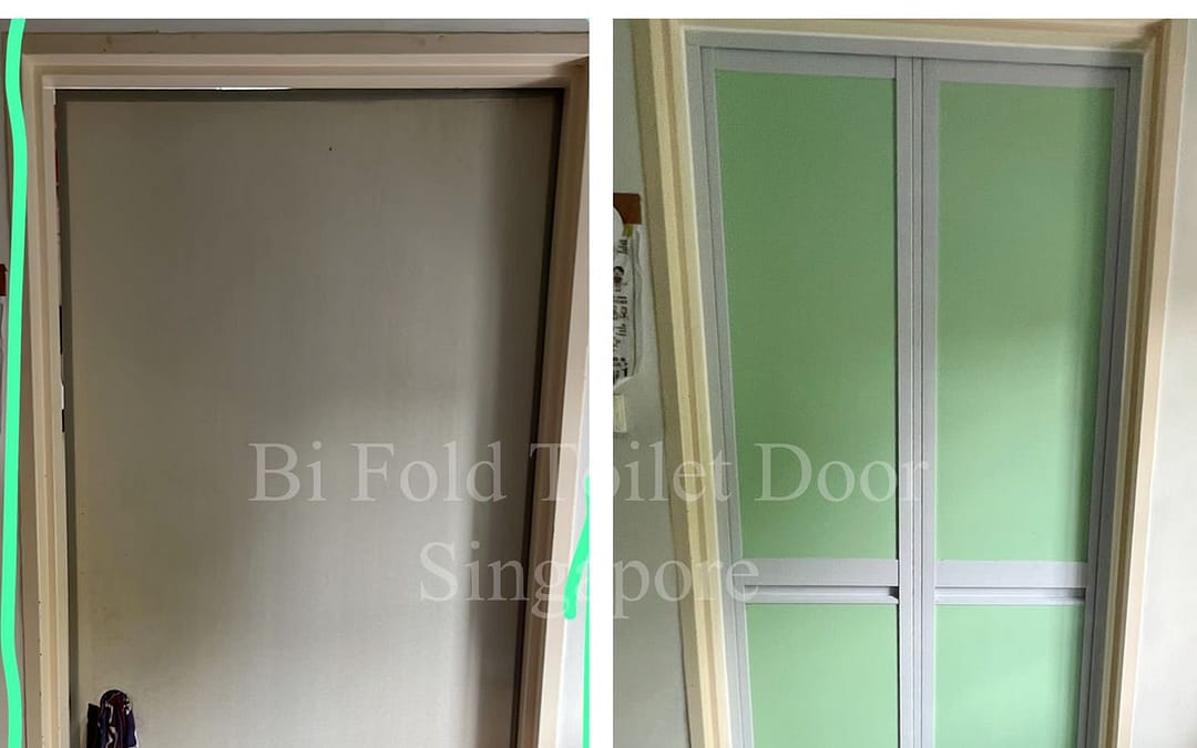 Supply And Replace Aluminum Bi Fold Door At Bukit Batok St 25