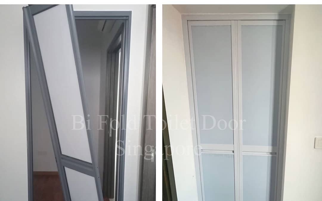 Supply And Replace Aluminum Bi Fold Door At Lor 24 Geylang
